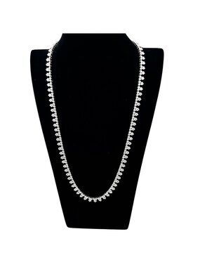 Bella Luce 71ctw Cubic Zirconia Sterling Silver Tennis Necklace 26 Inch 63 Grams